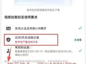 抖音显示“近90天无违规记录,账号有严重违规记录”不符合,无法视频、直播带货怎么办?一招快速解决!