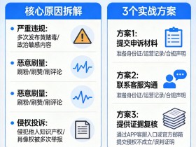 抖音帐号被永久封禁怎么解封?3个实战方案帮你找回账号