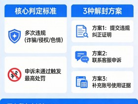 抖音帐号被永久封禁怎么解封?亲测有效的3种实战方案